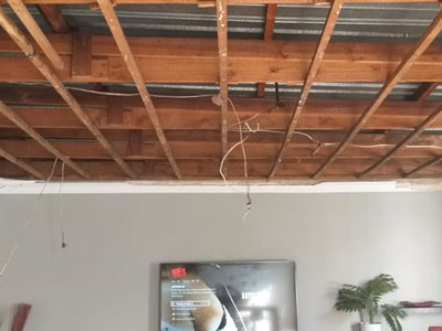 Ceilings : before
