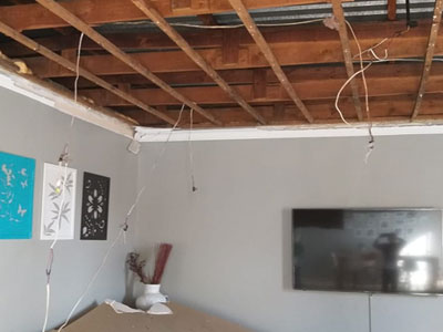 Ceilings : before