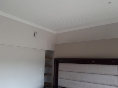 ISO board ceiling installations and walls painted : after